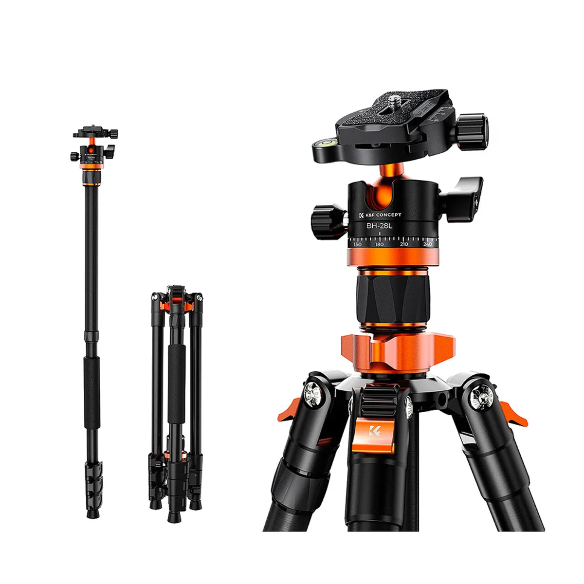 K&F CONCEPT - Trípode Monopie KF Concept K254A3  KF09089v1a Old SA254M2