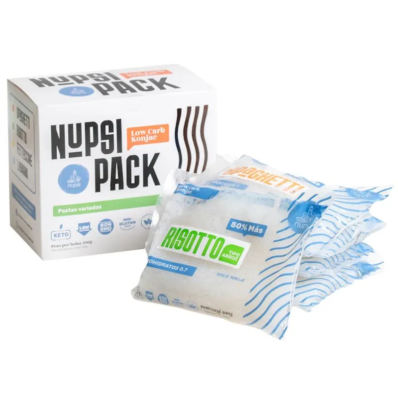 NUPSI - 4Pack de pastas Konjac Nupsi - Keto - Low Carb - Gluten Free