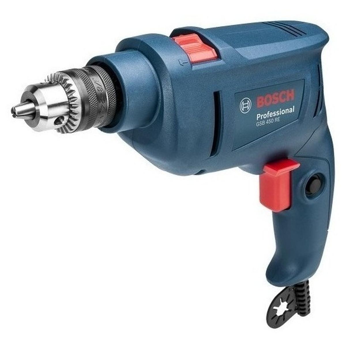 BOSCH - Taladro Percutor 3/8" 450W 3100 rpm + 3 Brocas Bosch GSB 450 RE