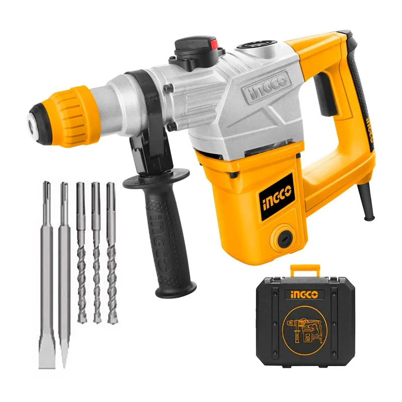 INGCO TOOLS - TALADRO ROTOMARTILLO 1050W SDS PLUS MALETIN 5J INGCO - RH10508