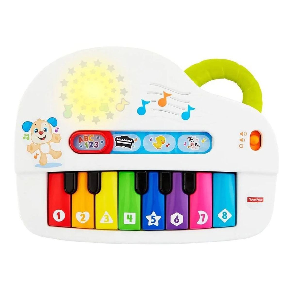 FISHER PRICE - Fisher Price Ríe y Aprende Perrito Piano Sonidos Divertidos