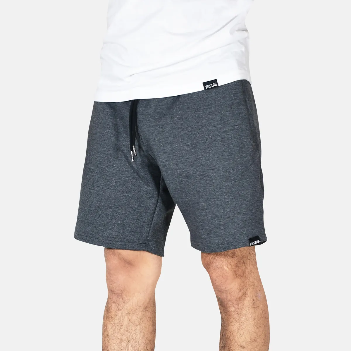 YONISTERS CLOTHING - Short de Algodón con Cierre Yonisters Clothing Charcoal