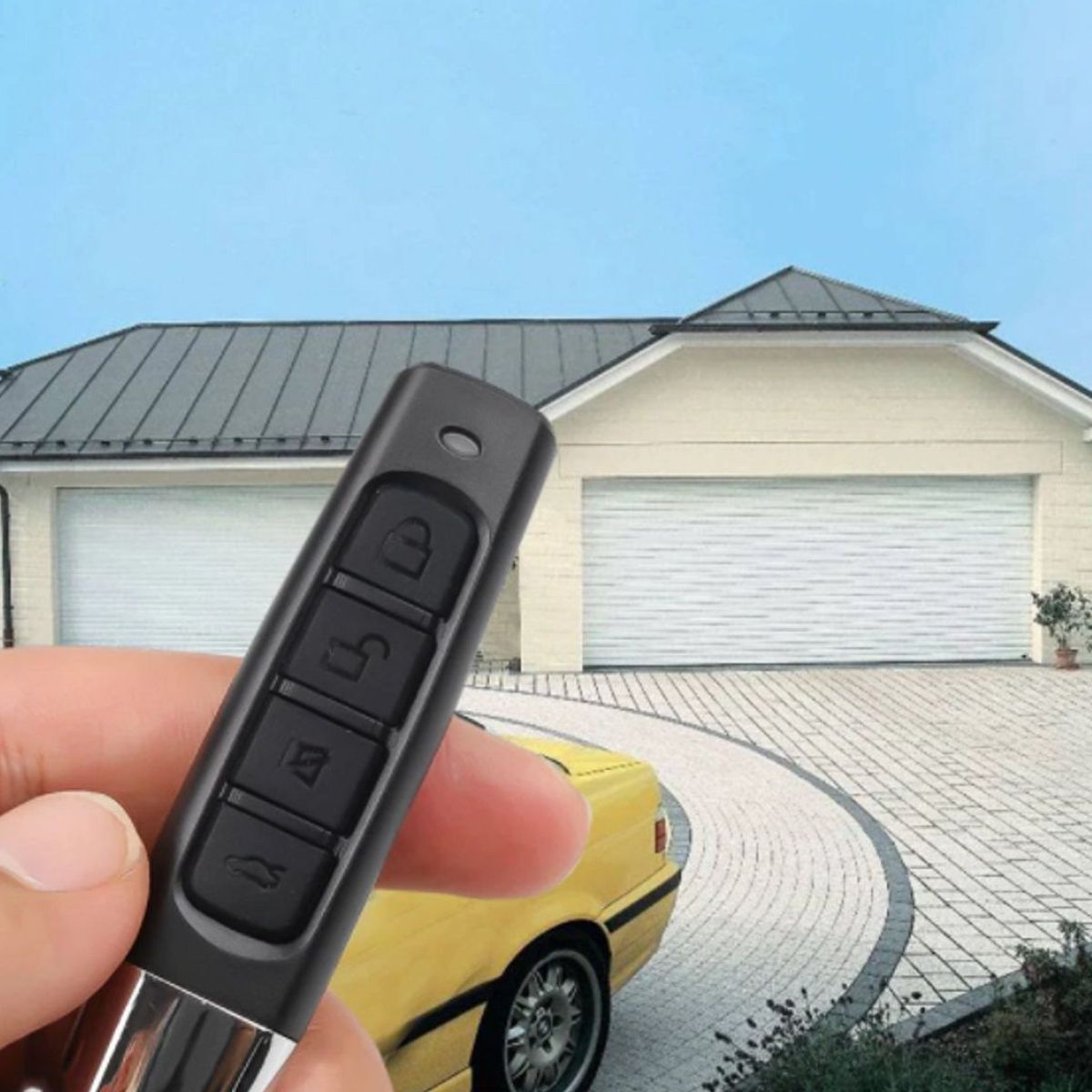 GENERICO - Control Remoto Bestronic Programable para Alarma Frecuencia 433 MHz