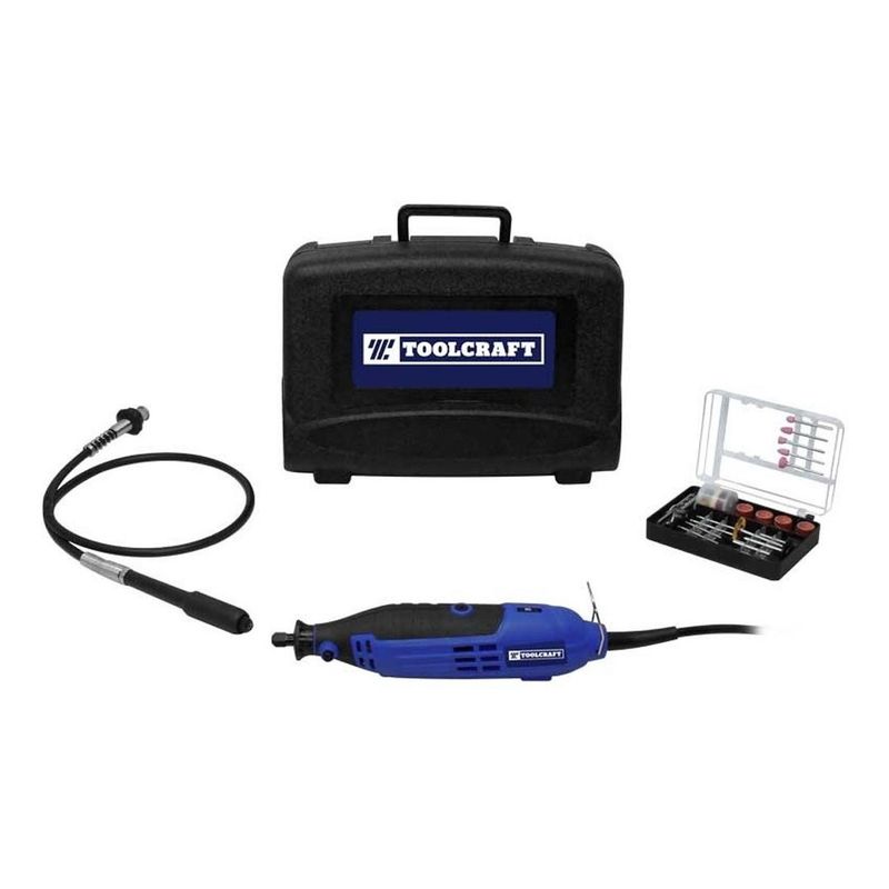 TOOLCRAFT - Minitorno 1/8" 150 W + 40 Accesorios Toolcraft TC9141