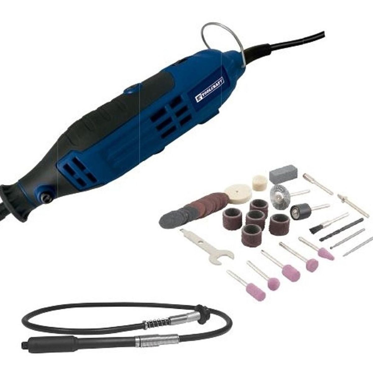 TOOLCRAFT - Minitorno 1/8" 150 W + 40 Accesorios Toolcraft TC9141