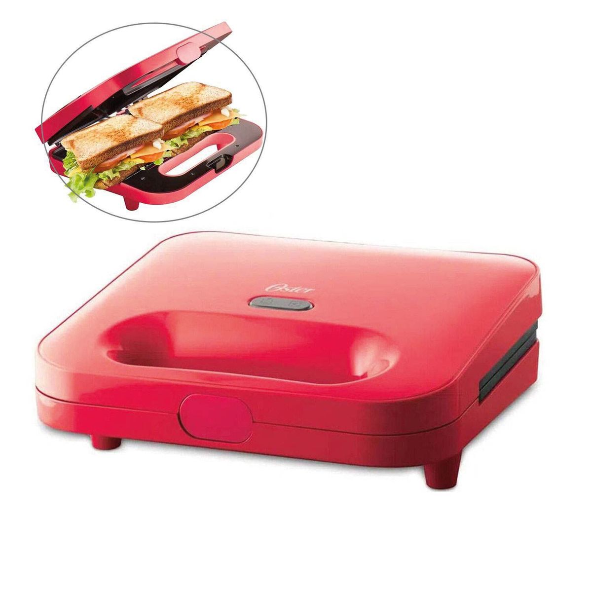 OSTER - Sandwichera OSTER 750 W CKSTSM2885M - SANDIA