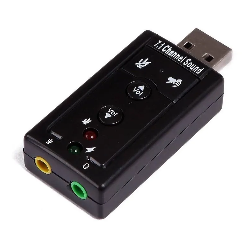 GENERICO - Tarjeta Sonido Usb 7.1  Plug And Play