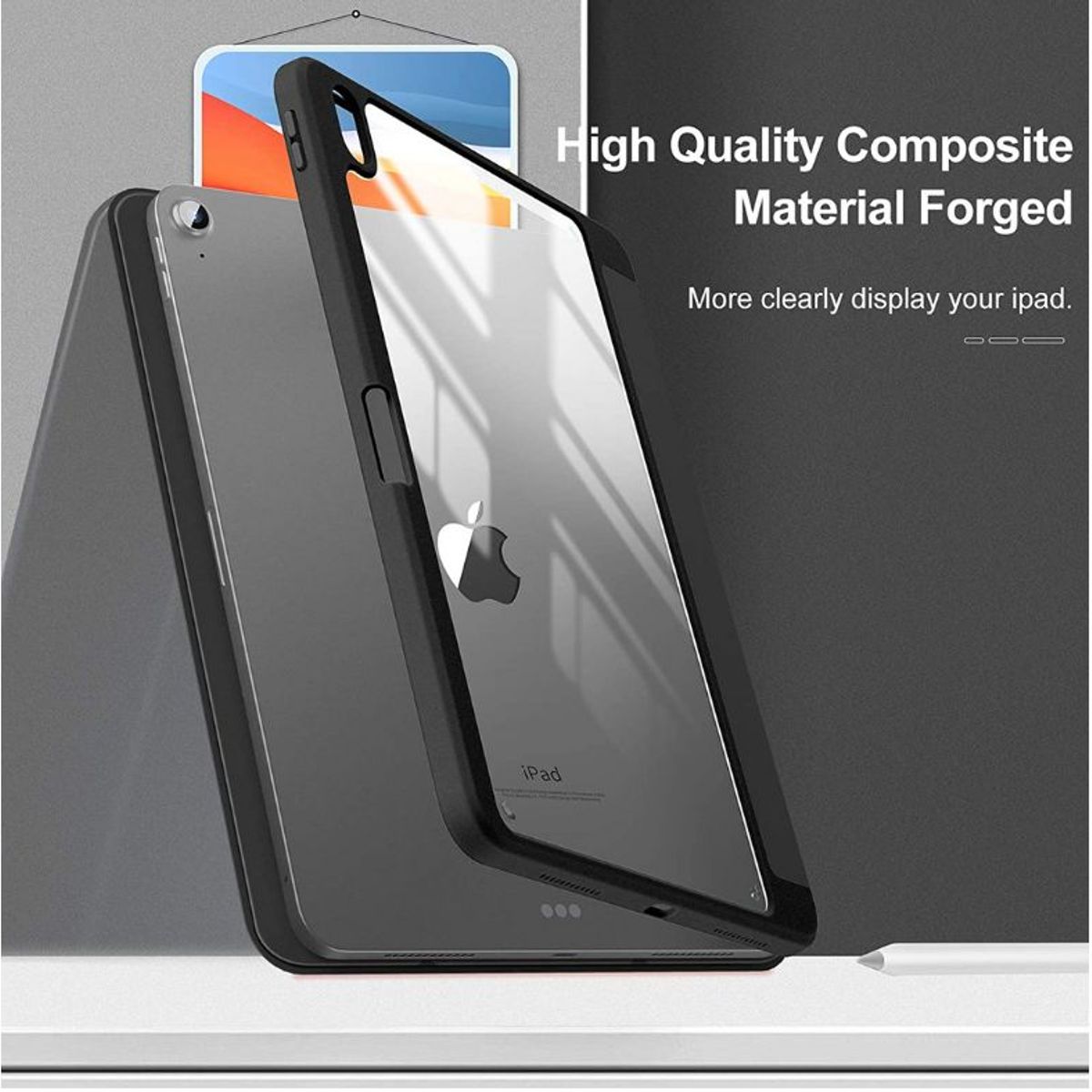 GENERICO - Case Funda PREMIUM para iPad Pro 11 con porta Pencil