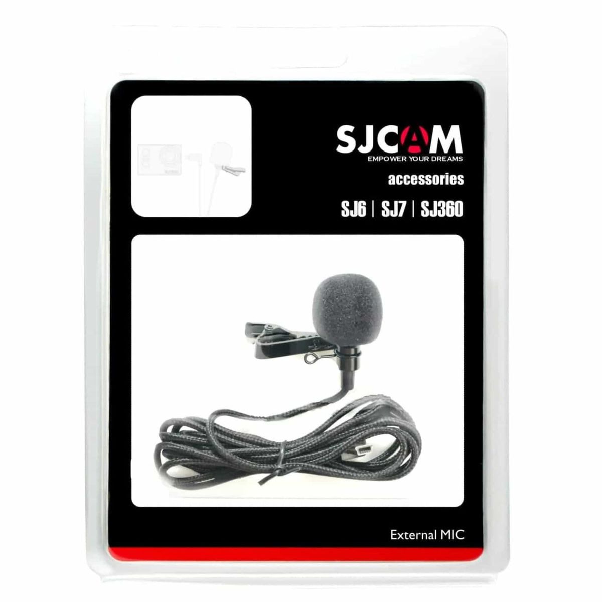 SJCAM - MICRÓFONO EXTERNO PARA SJCAM SJ6 LEGEND