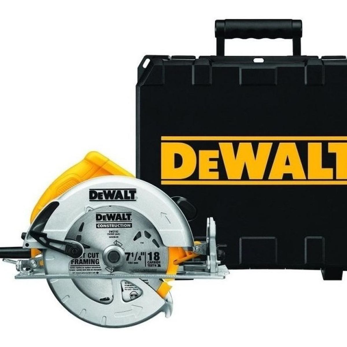 DEWALT - Sierra Circular 184 mm 1800W Corte en 90° 65 mm Dewalt DWE575K-B2C