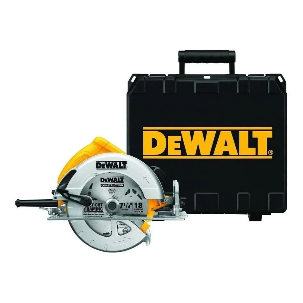 DEWALT - Sierra Circular 184 mm 1800W Corte en 90° 65 mm Dewalt DWE575K-B2C