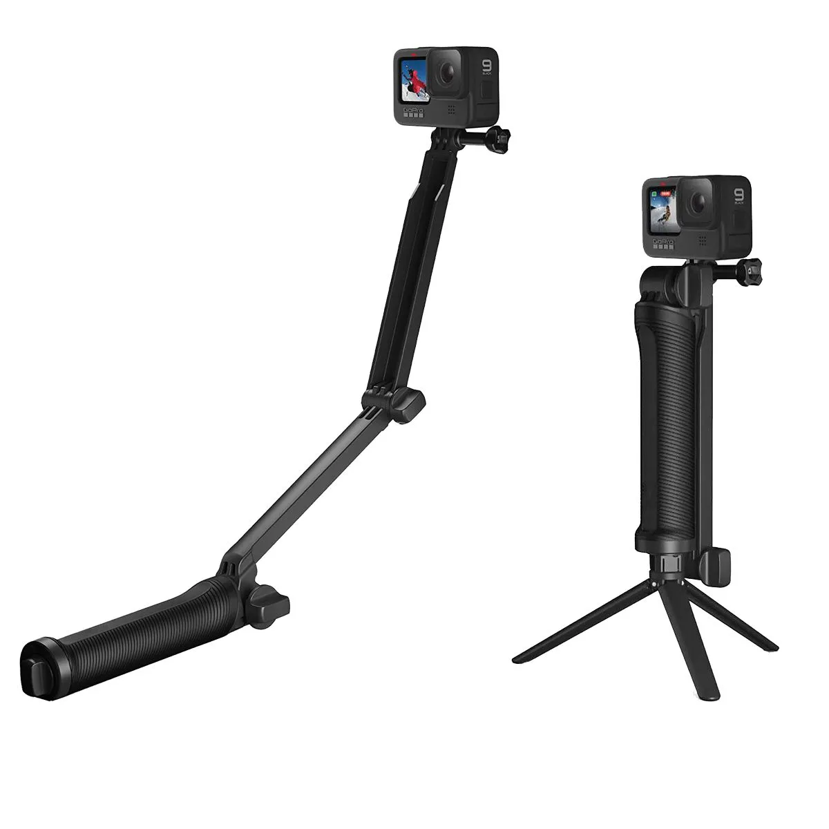 SHOOT - Monopod 3-Way Tripode palo extensible para Gopro Hero 13 12 11 Black