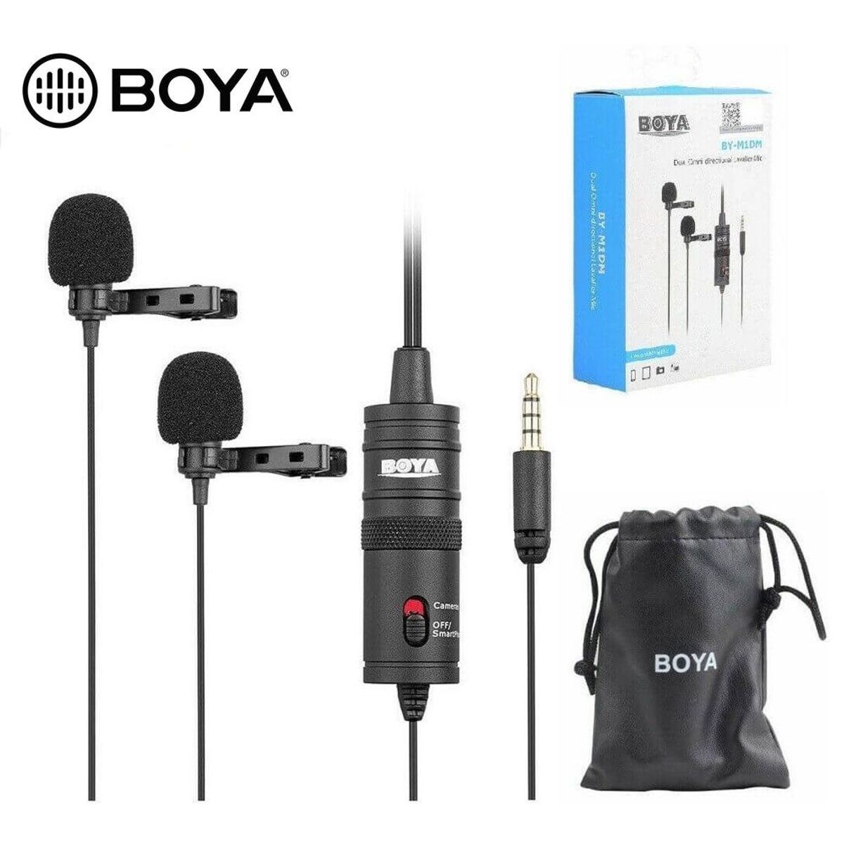 BOYA - Micrófono Doble Boya BY-M1DM - Original