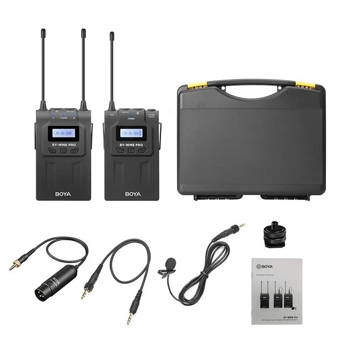 BOYA - Micrófono Inalámbrico Boya BY WM8 PRO K1 - Original