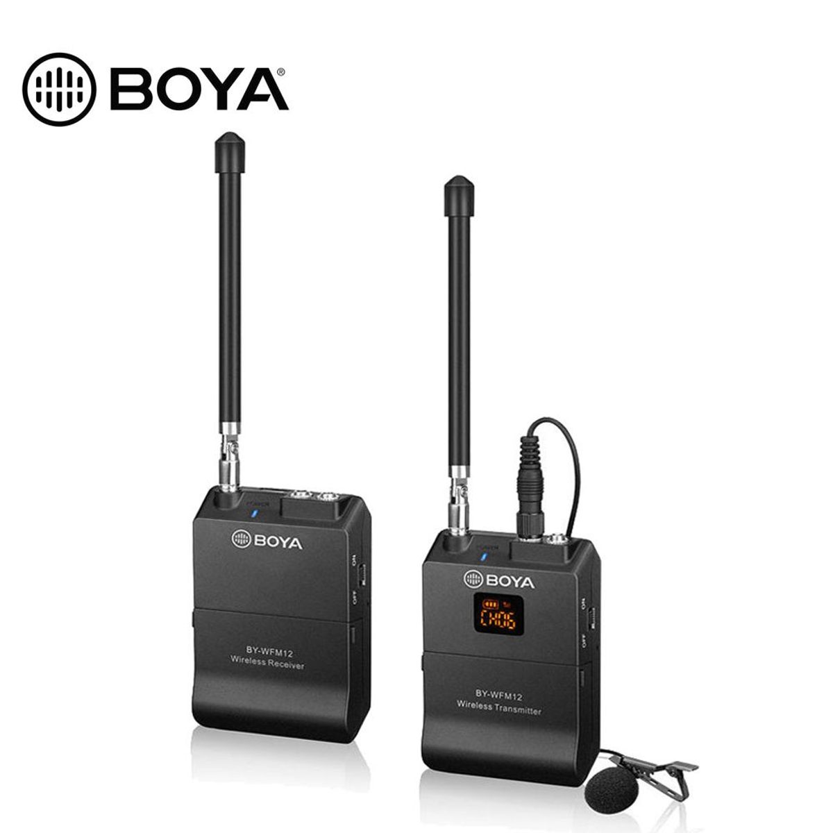 BOYA - Micrófono Inalámbrico Boya BY WFM12 - Original