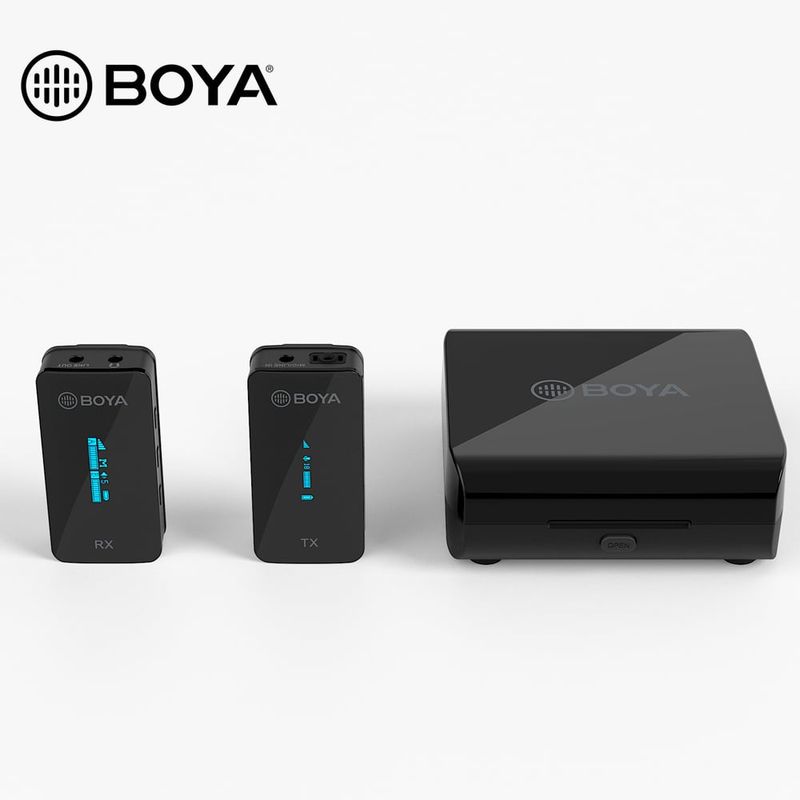 BOYA - Micrófono Inalámbrico Boya BY XM6 K1 - Con Cargador - Original