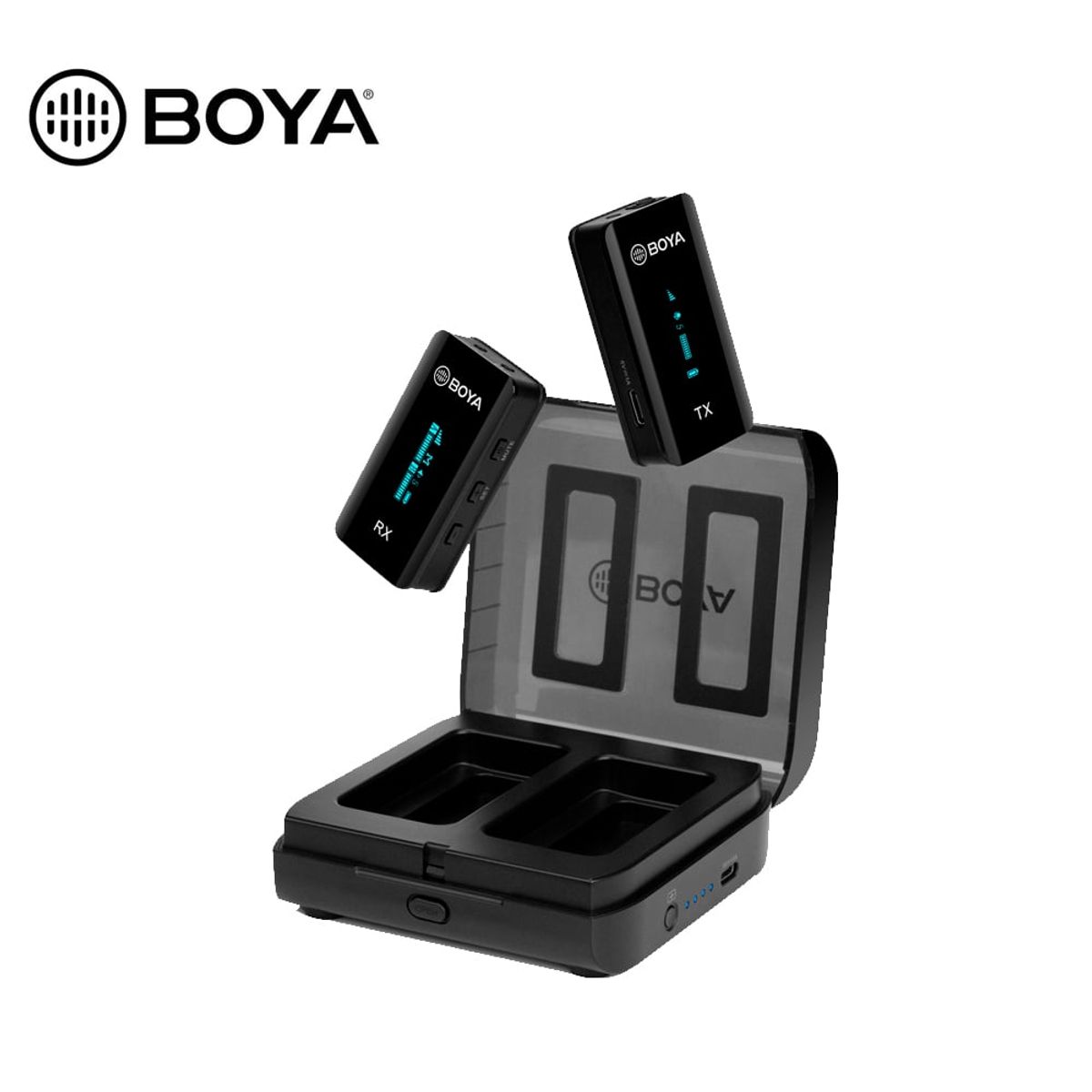 BOYA - Micrófono Inalámbrico Boya BY XM6 K1 - Con Cargador - Original