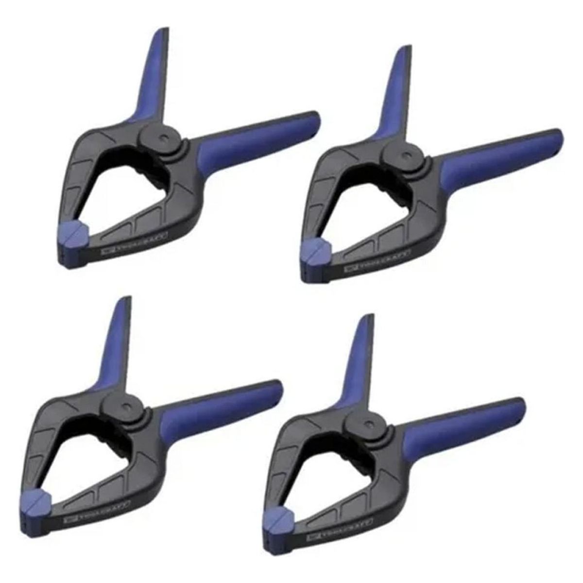 TOOLCRAFT - Set de Prensa De Resorte Carpintería 2" 10 Kg x 4 Und CO-TC5299-002