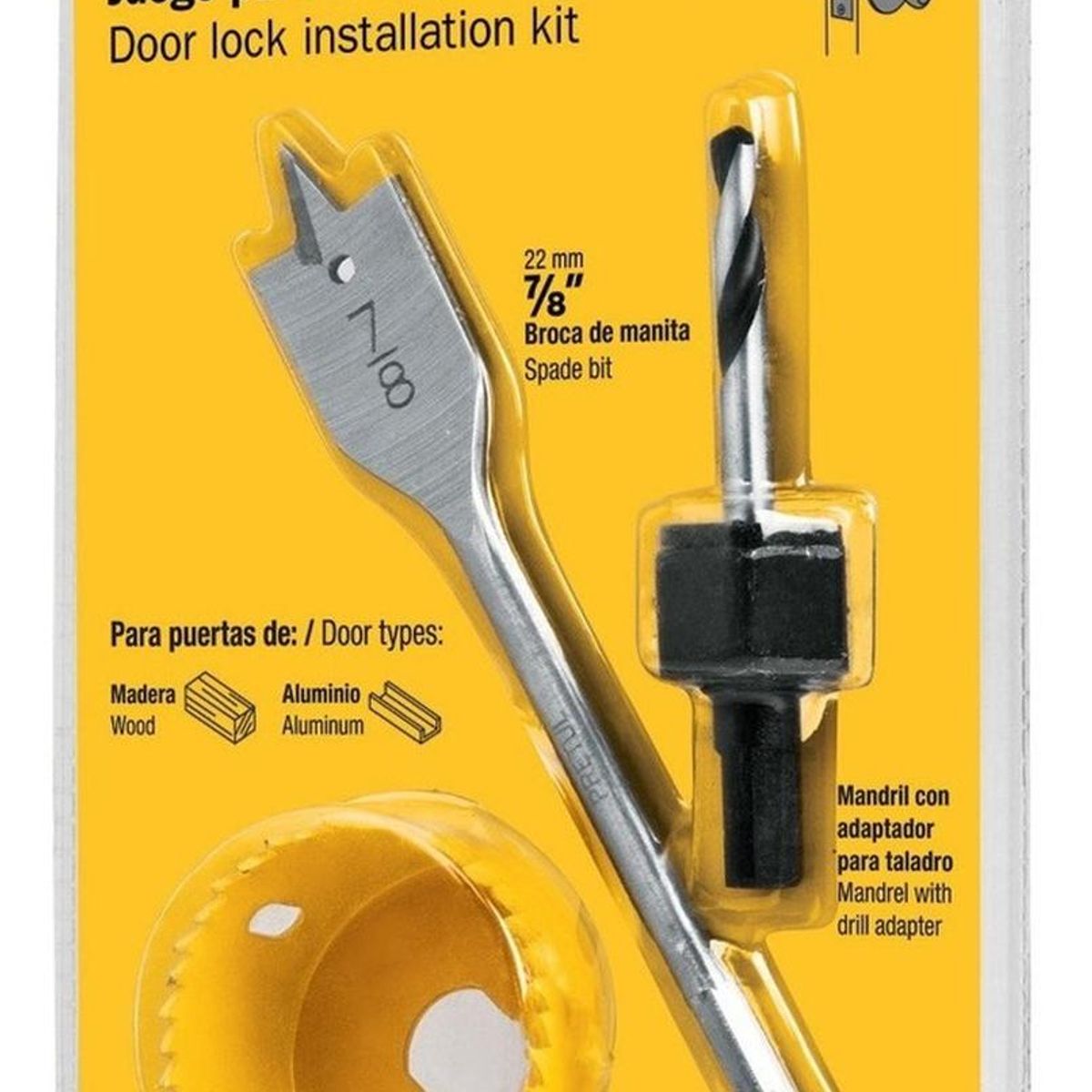 PRETUL - Kit para Instalación de Cerraduras Pretul