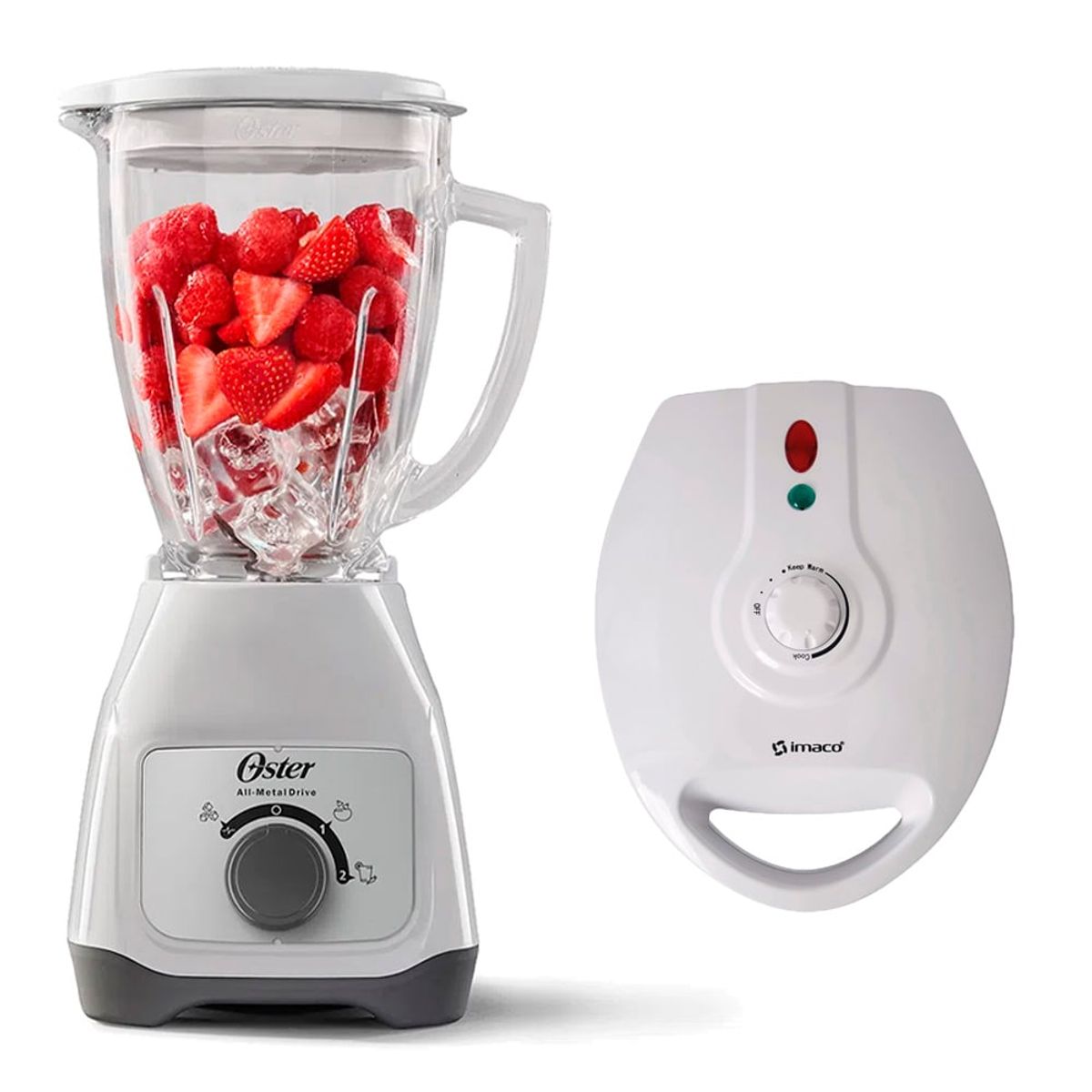 OSTER - Combo Licuadora BLSTKAGWRD  Waflera Imaco WM4150