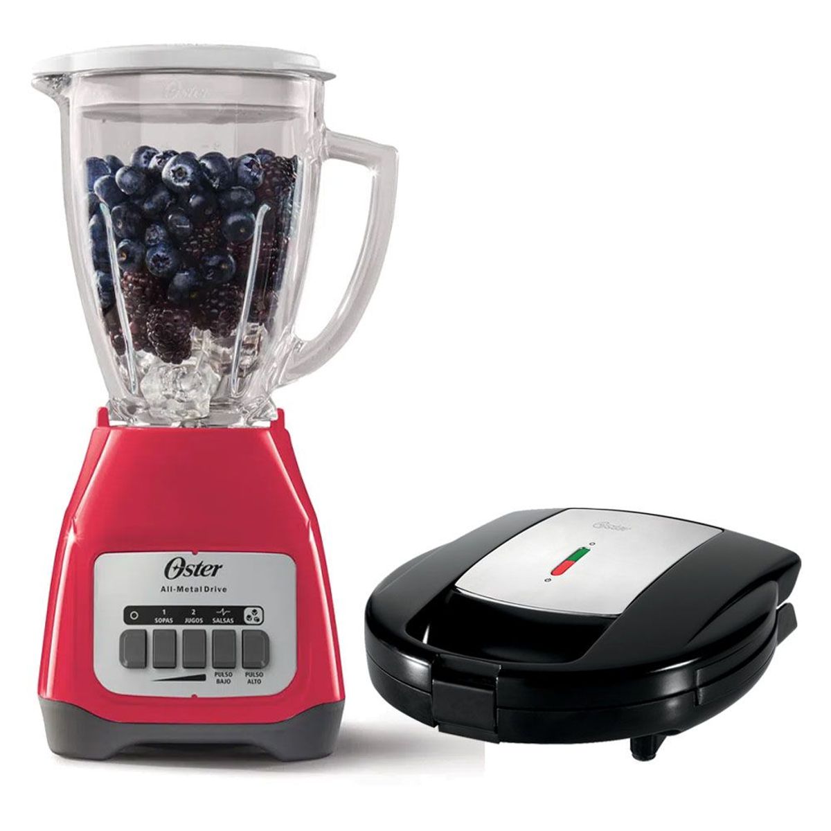 OSTER - Combo Licuadora Oster BLSTKAGMPB + Sandwichera CKSTSM3892