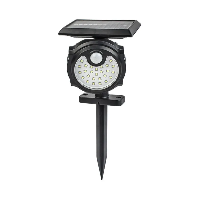 GENERICO - SPOT LIGHT RECARGABLE CON ENERGIA SOLAR 26 LED LUZ BLANCA