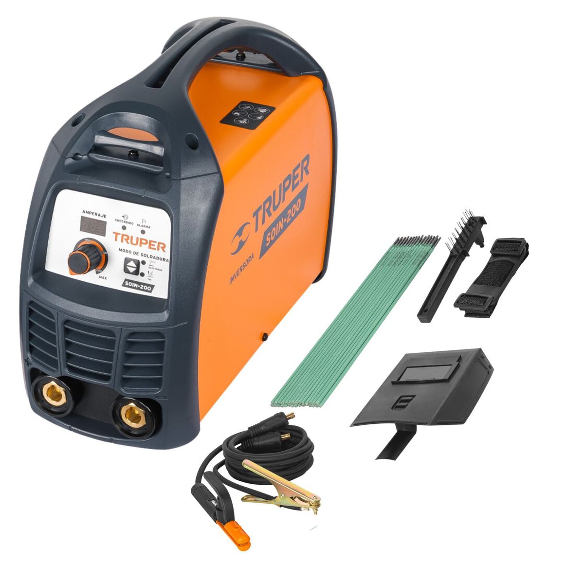 TRUPER - Maquina Soldadora Inversora 200A 220V Truper