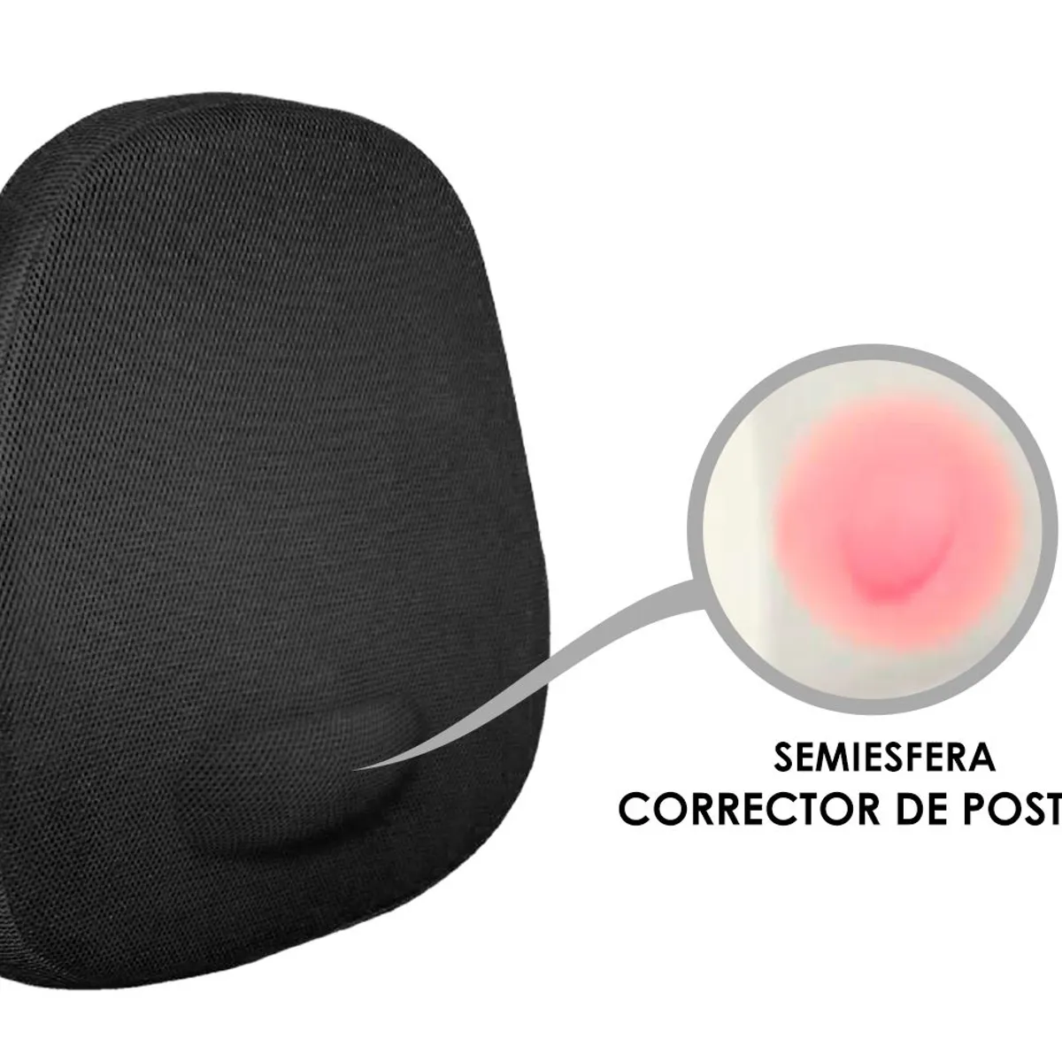 TERAFLEX - COJIN LUMBAR RELAX  CORRECTOR DE POSTURA  MEMORY FOAM  53x47x7 CM