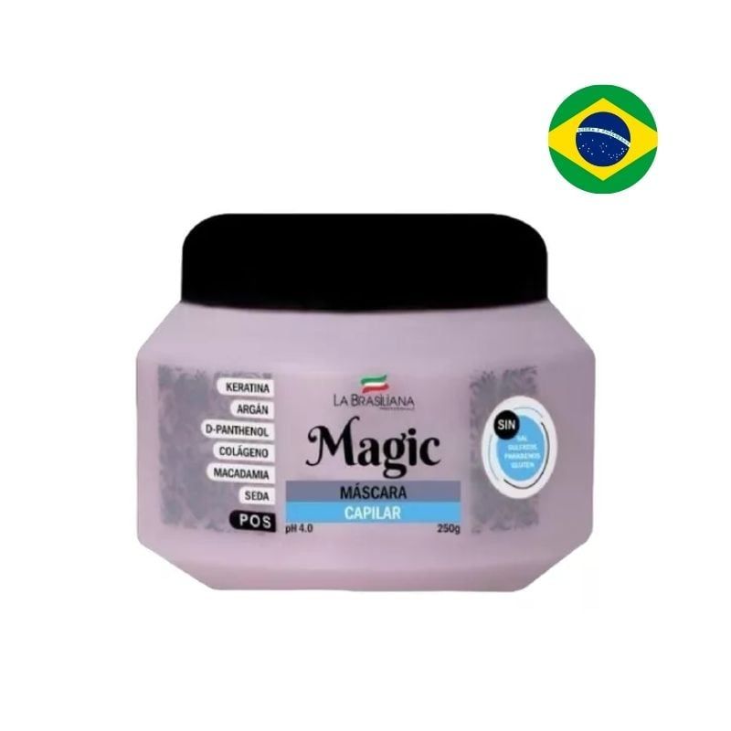 LA BRASILIANA - Máscara Capilar Magic Pos 250gr  - La Brasiliana.