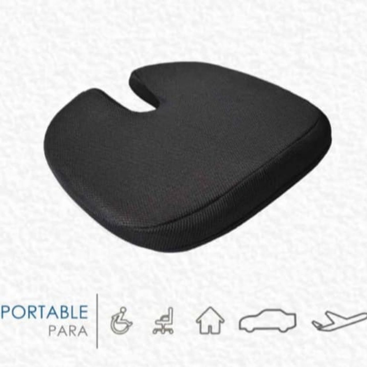 TERAFLEX - COJIN COXIS  MEMORY FOAM  47x42x5 CM TERAFLEX