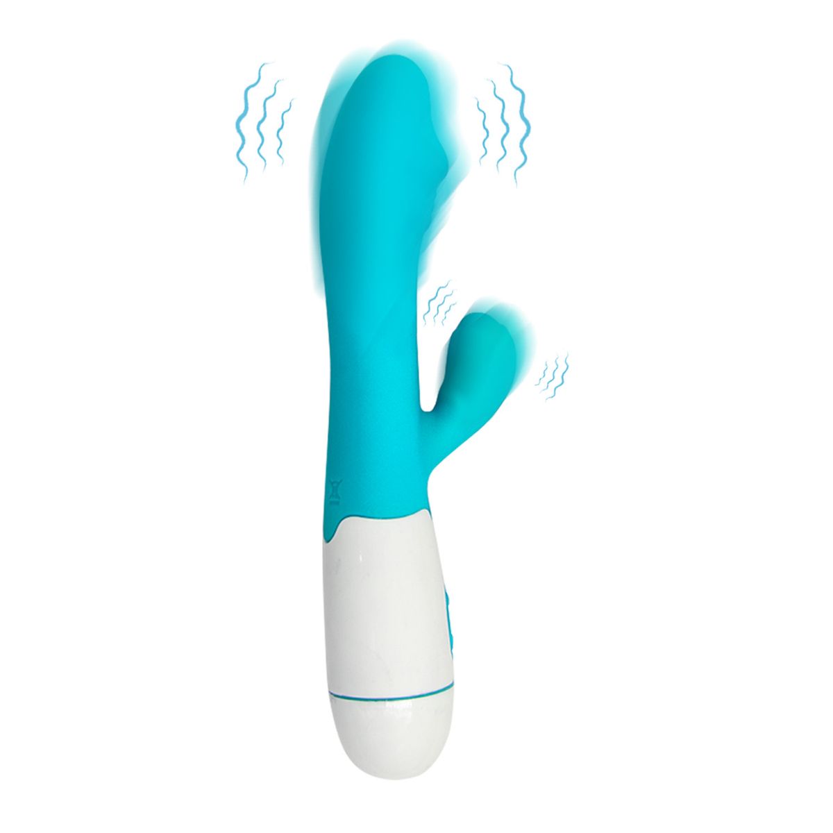 GENERICO - Consolador Vibrador Exitager Doble Sweet 30 Frec. Azul