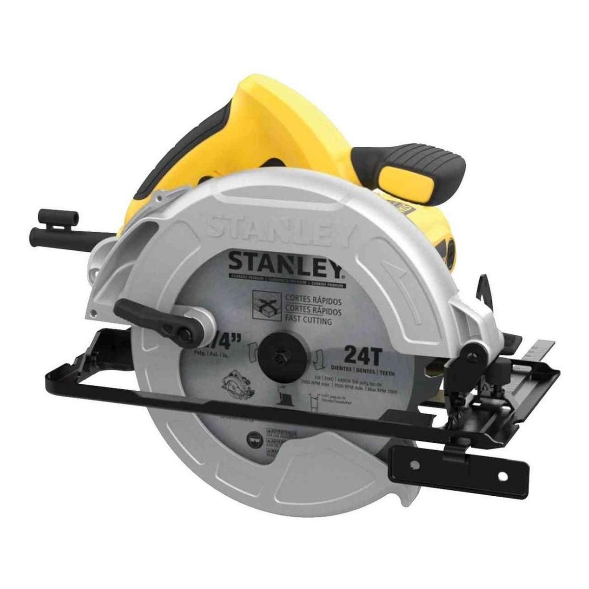 STANLEY - Sierra Circular 7 1/4" 1600W Corte en 90° 65 mm Stanley SC16-B2