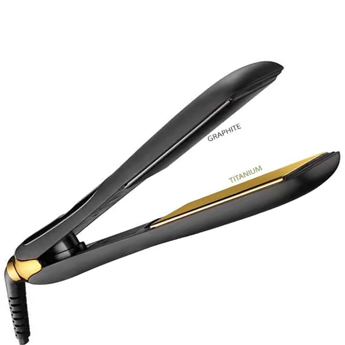 BABYLISS PRO - Alisadora Graphite Titanium Iónica 1 1/4? Babyliss Pro – Negro.