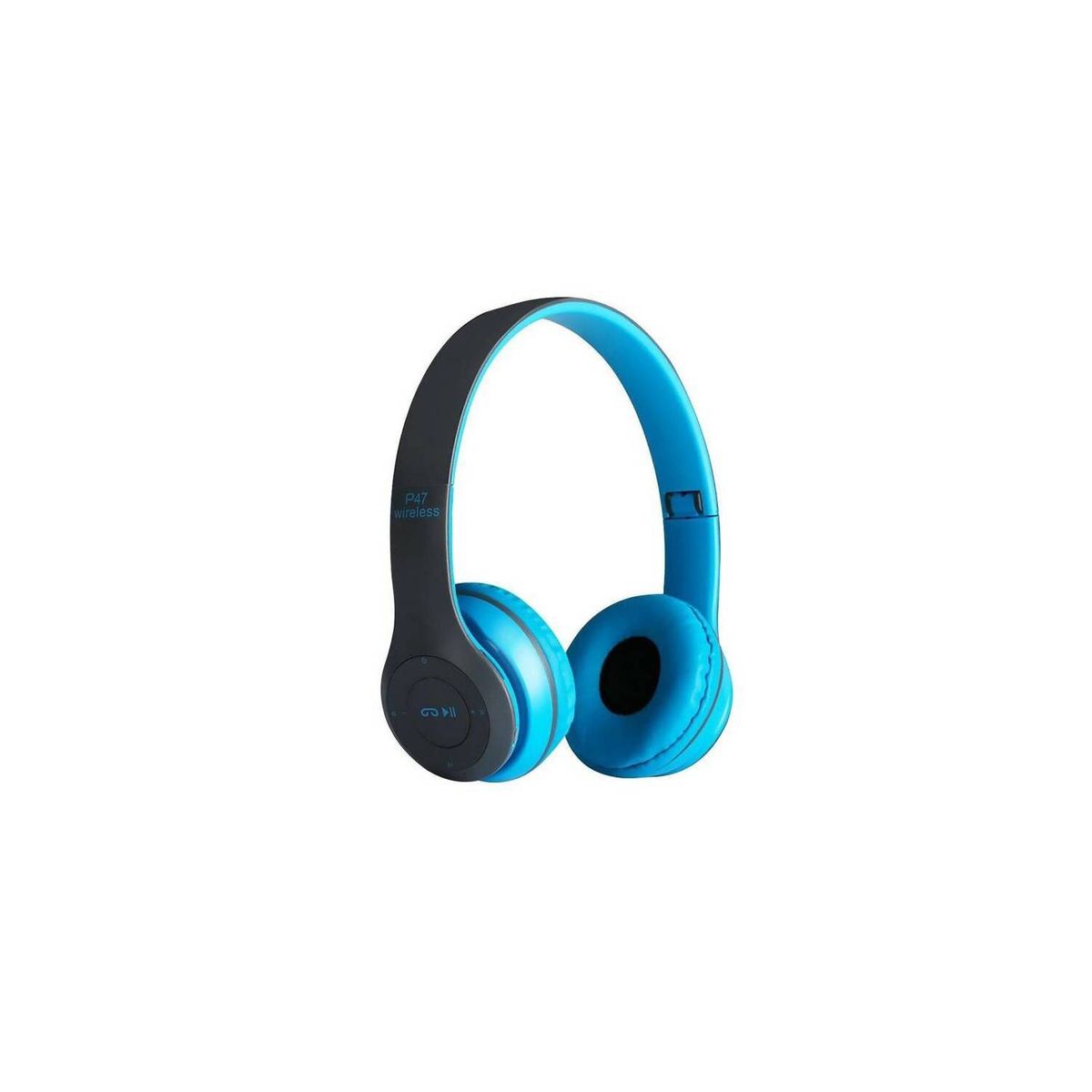 GENERICO - Audífono bluetooth P47 wireless 5.0 azul