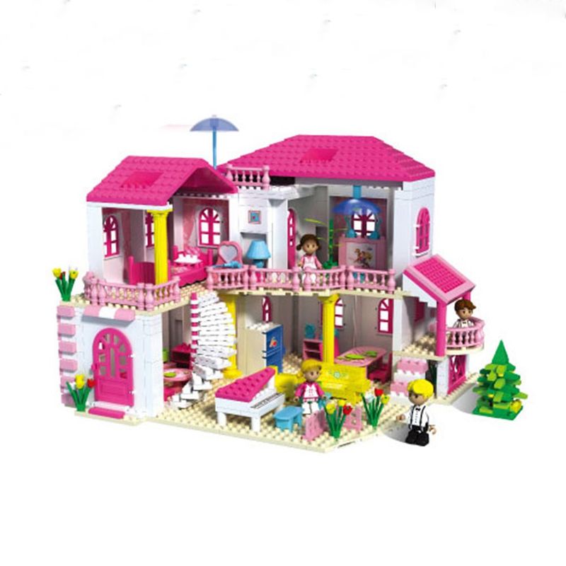 GENERICO - Bloques de Construcción Mega Mansión de 800 pcs