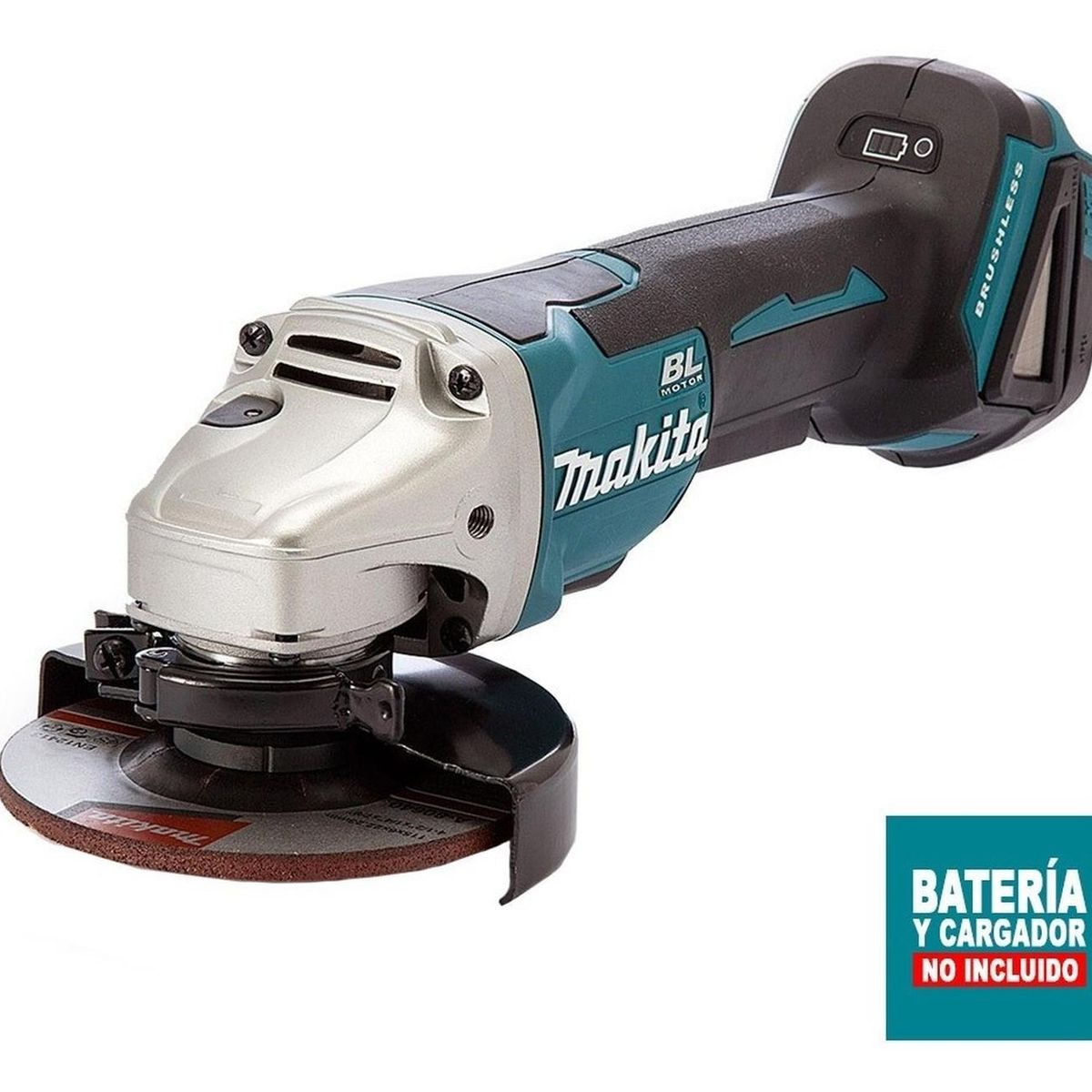 MAKITA - Amoladora Makita DGA458Z 18V BL 4  1/2” Variable (Baretool)