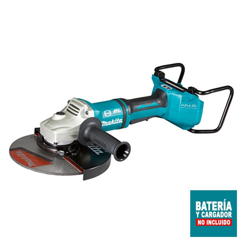 MAKITA - Makita Esmeril Angular 9"  18Vx2 BL XPT AWS FE Sin Bat Ni Carg