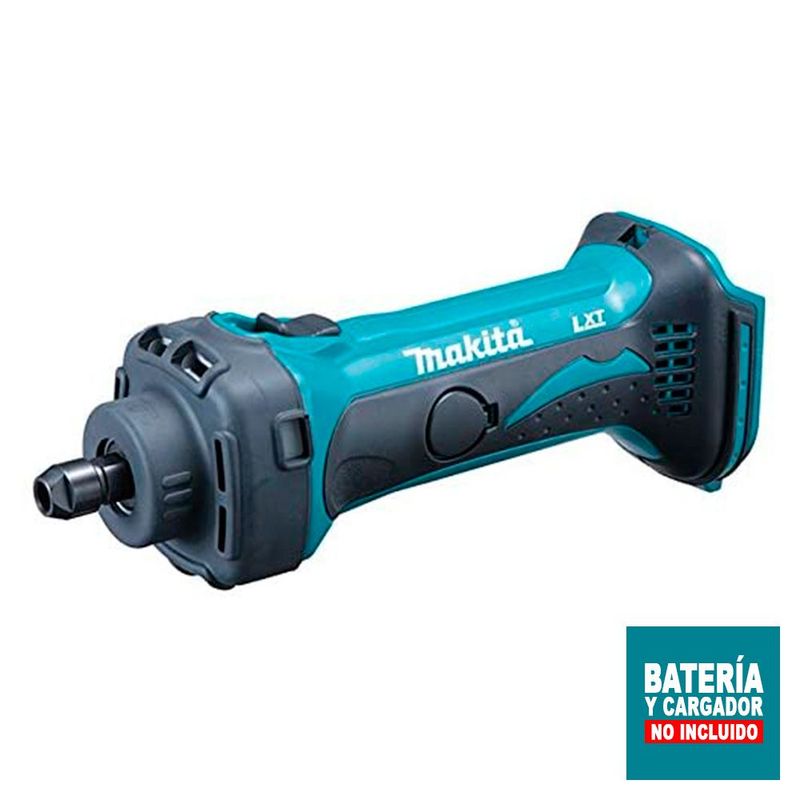 MAKITA - Makita Esmeril Recto 18v 1/4"  Nariz Corta Sin Batería DGD801Z