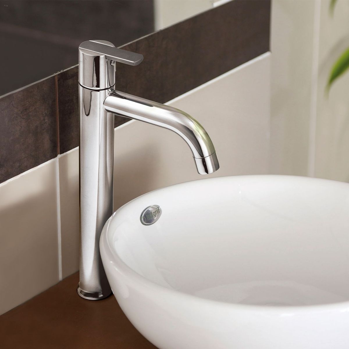 ITALGRIF - Llave para lavatorio alta buzios lever cromado Italgrif