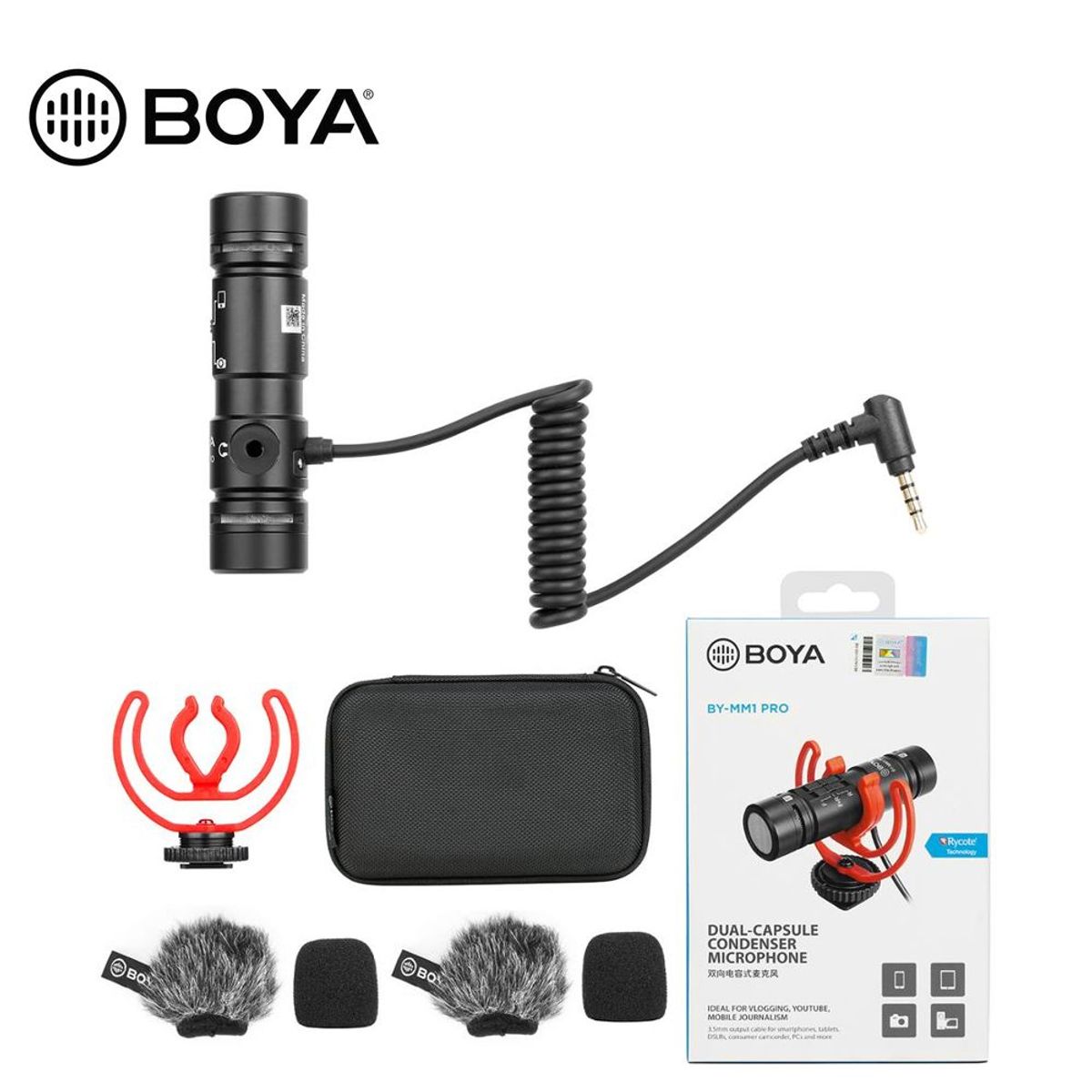 BOYA - Micrófono Boya BY MM1 PRO  Profesional - Original