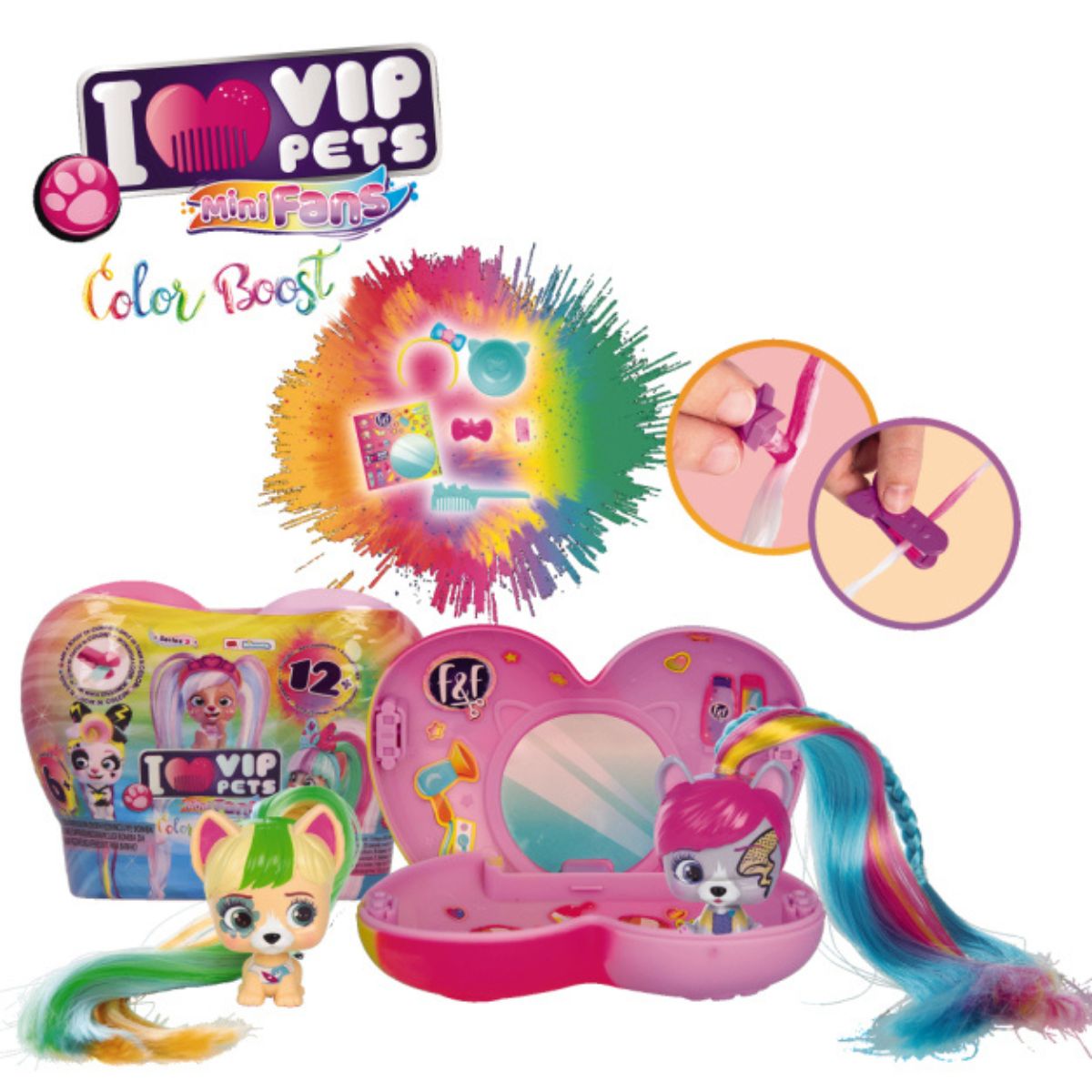 VIP PETS - Juguete Muñeca Vip Pets Mini Fans Color Boost