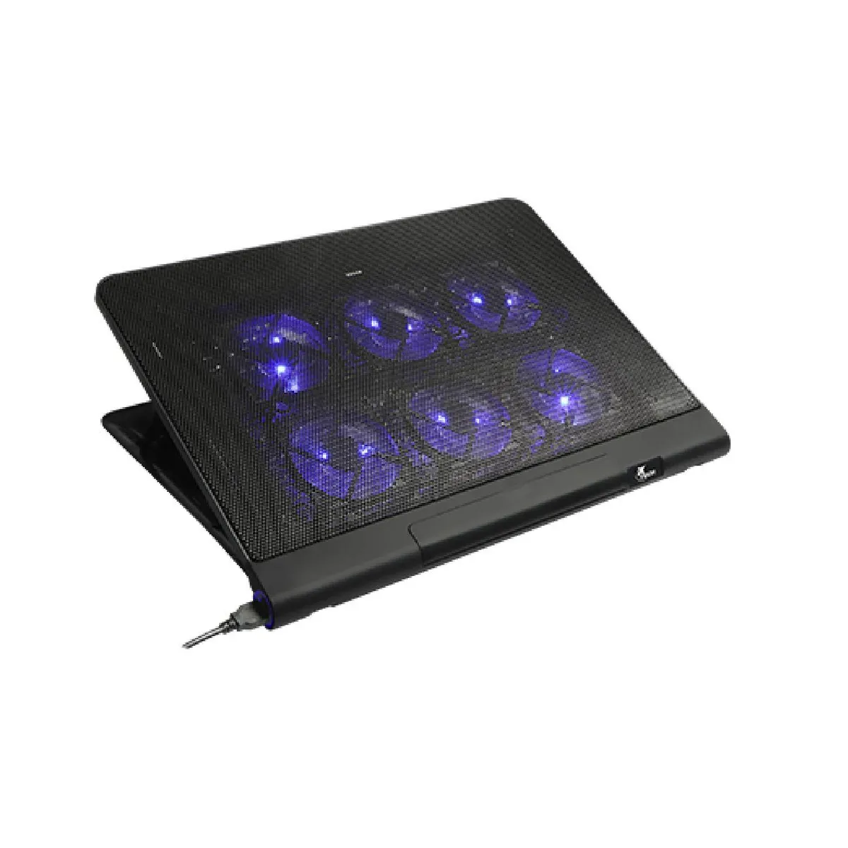 XTECH - Enfriador Cooler laptop Notebook Xta-160 hasta 17" - 6 fan
