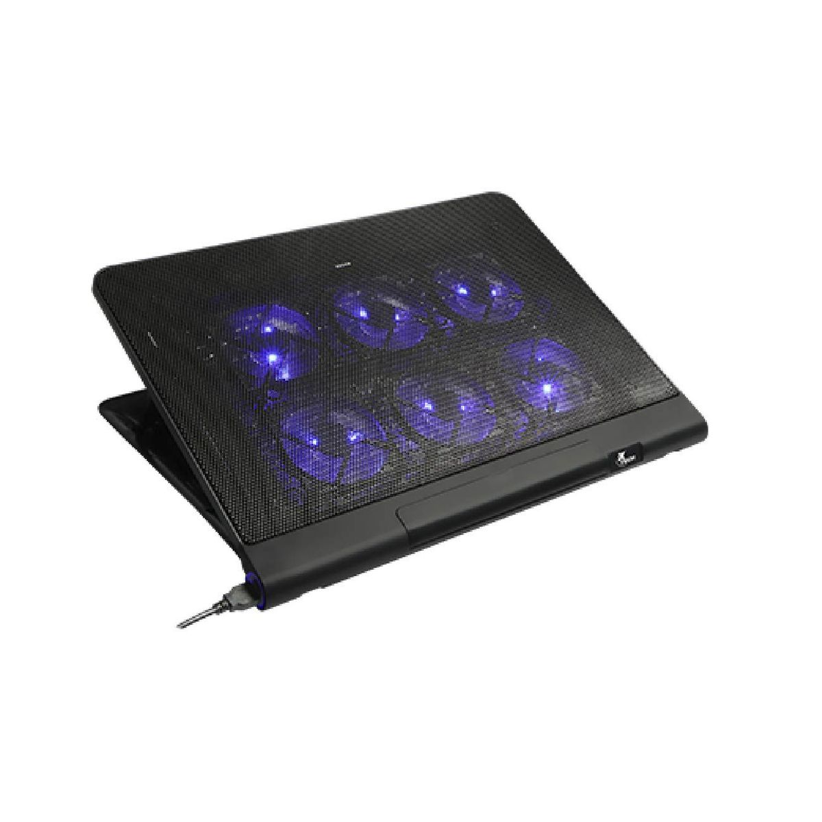 XTECH - Enfriador Cooler laptop Notebook Xta-160 hasta 17" - 6 fan
