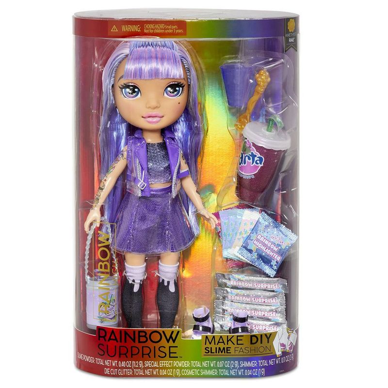 RAINBOW HIGH - Muñeca Rainbow High Slime Fashion - Amethyst Rae 35 Cm