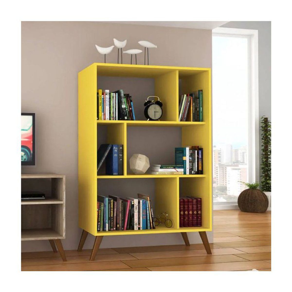 GENERICO - LIBRERO PABLO - LA CASA DEL MUEBLERO - AMARILLO