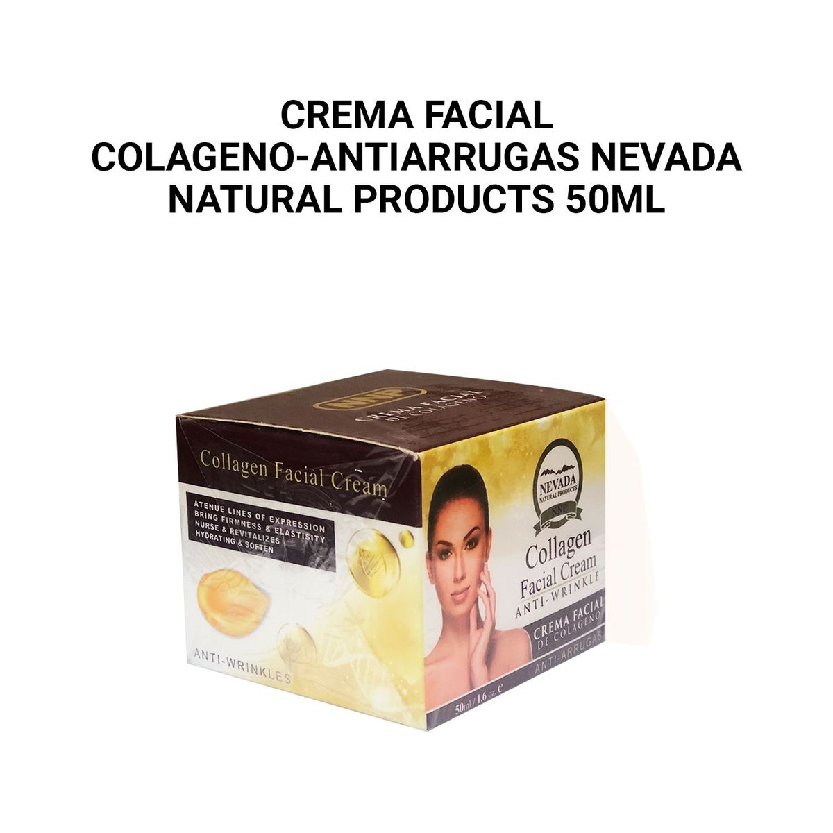 GENERICO - Crema Facial Colageno-Antiarrugas Nevada Natural Products.