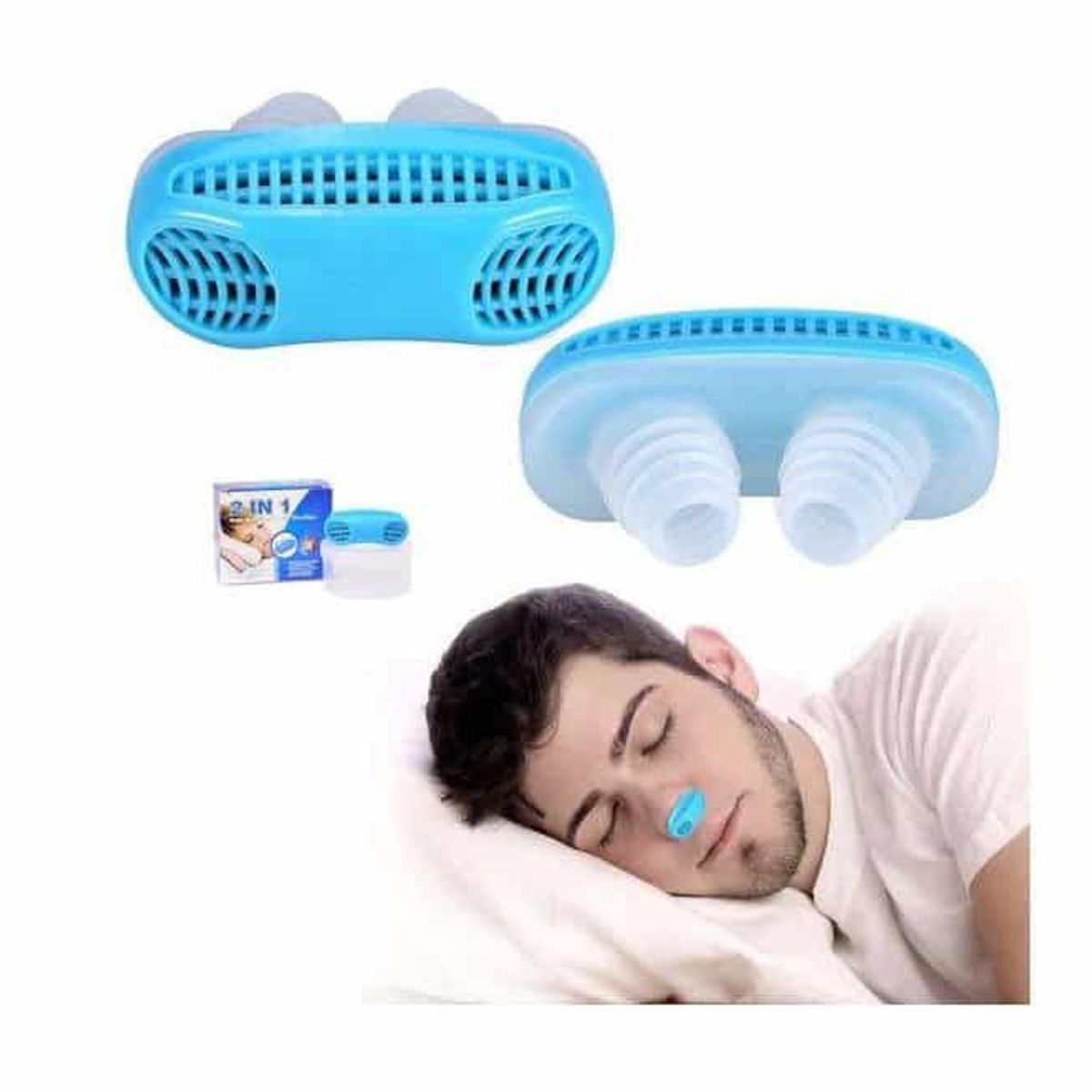 GENERICO - Anti Ronquido Purificador Nasal Higiénico Aire Relax Filtro