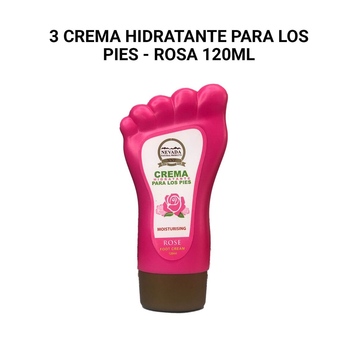 GENERICO - Crema Hidratante para los pies- Rosa Nevada Natural Products