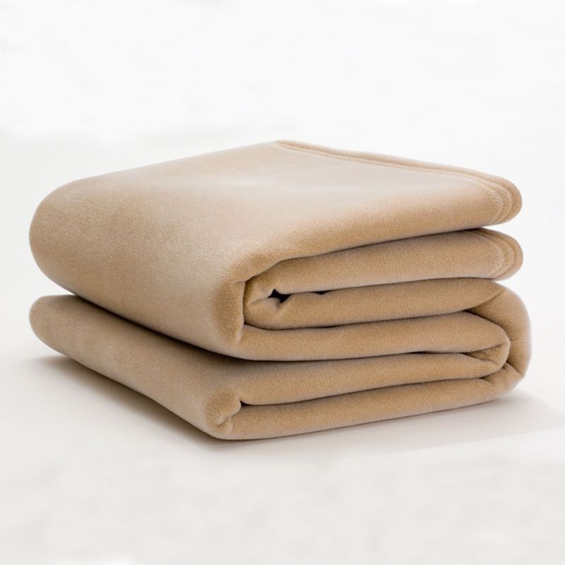 ARLIN TEXTIL - Frazada Hipoalergénica color arena 1.5 plz