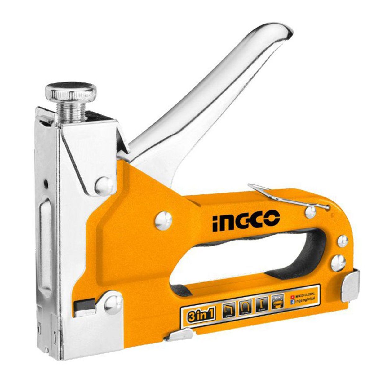 INGCO TOOLS - Engrapadora Manual 3 en 1 Metálica Profesional Ingco - Hsg1405